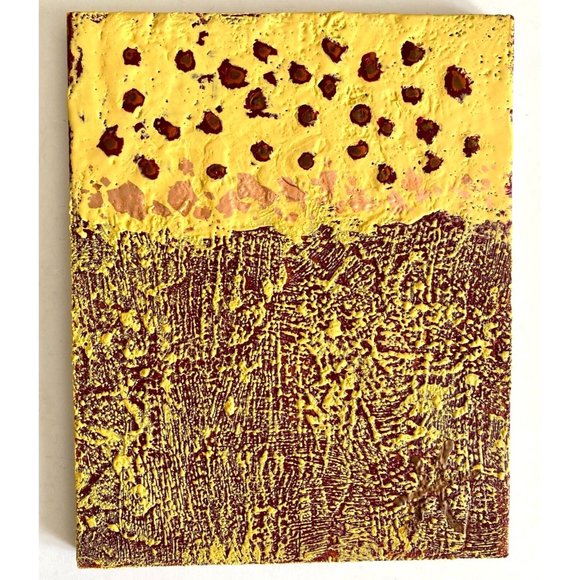 Digging Deep - Original Abstract Art Encaustic Wax Painting 8x10in Home Decor - Picture 3 of 12